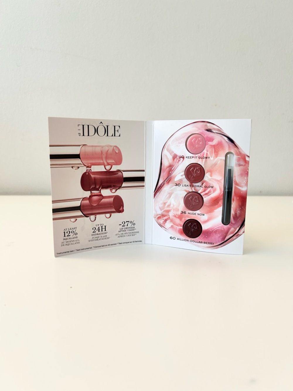 🌸LANCOME Idole Lip Butter Glow Sample 4 x 0.4 g